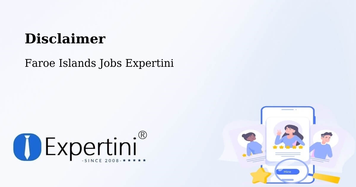 Disclaimer – Hvalba - Faroe Islands Jobs Expertini